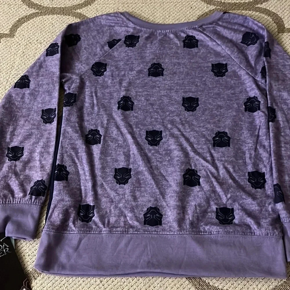 Marvel black panther wakanda forever kids pajama set, size small 6/6x - Picture 13 of 14